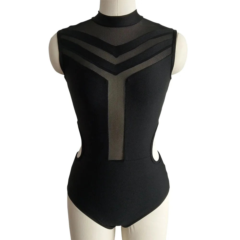 #D0021-A Nylon/Lycra Mesh Modern Contempory Costume-Dance School Troupe or Solo Performance