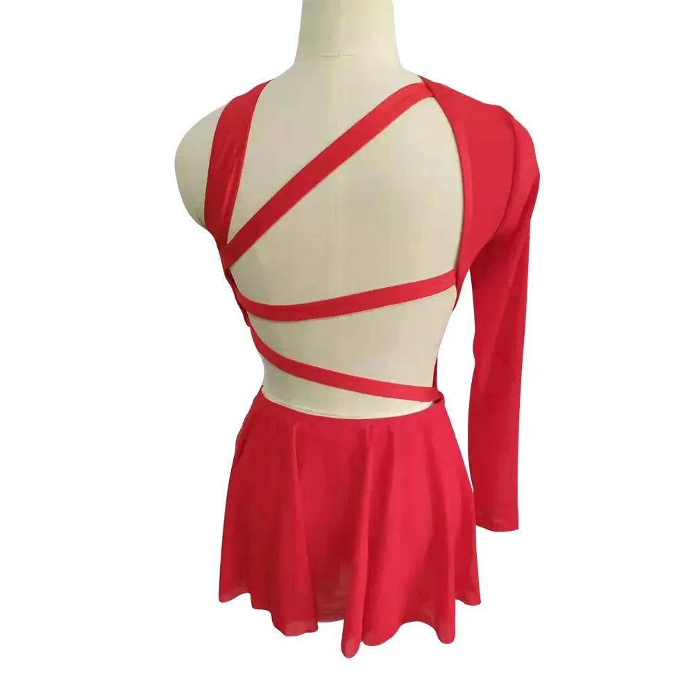 #D004-1 Nylon/Lycra Mesh Lyrical Contempory Costume-Dance school - Troupe or solo Performance