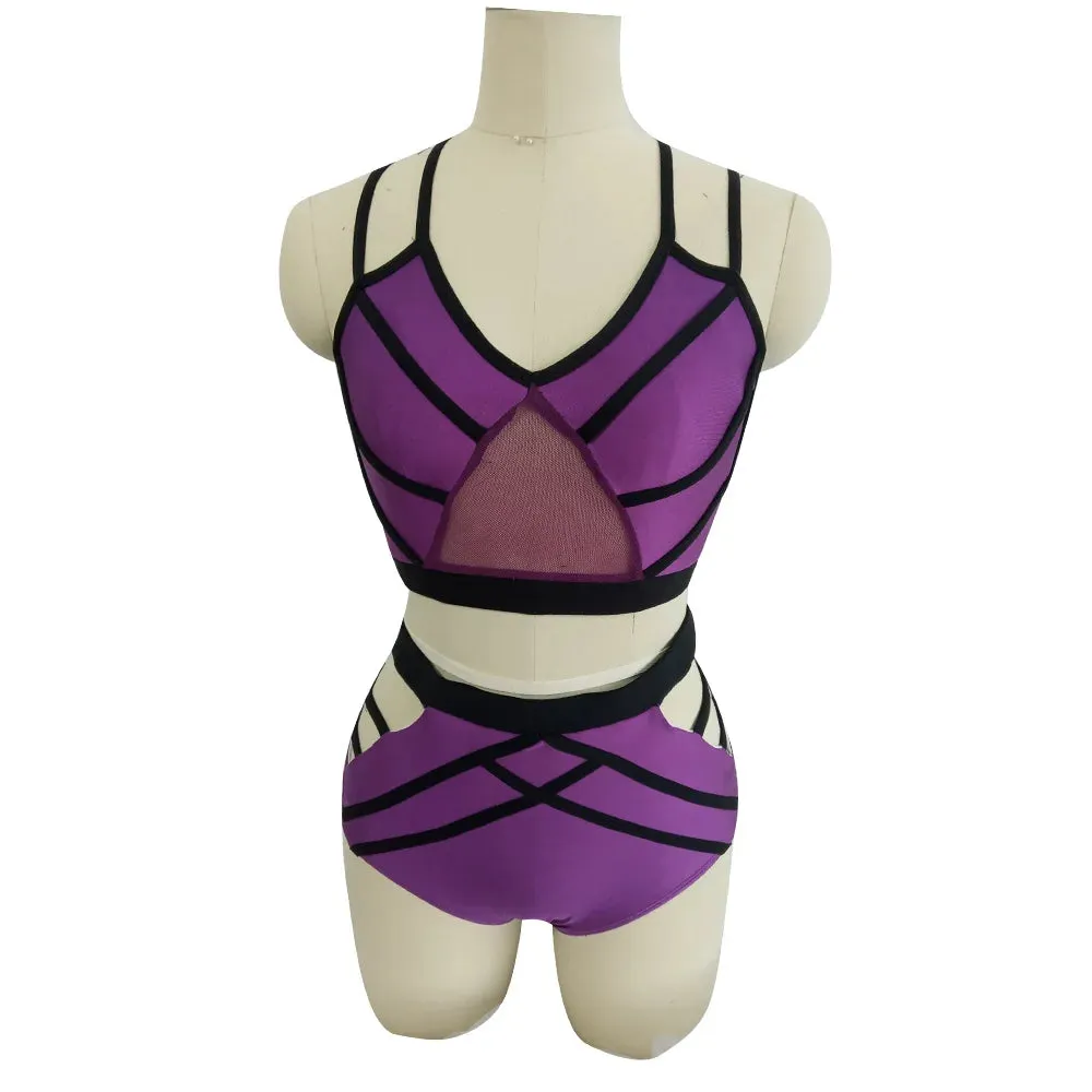 #D006-A Nylon/Lycra Mesh Modern Contempory Dance Costume- Dance School - Troupe or Solo Performance