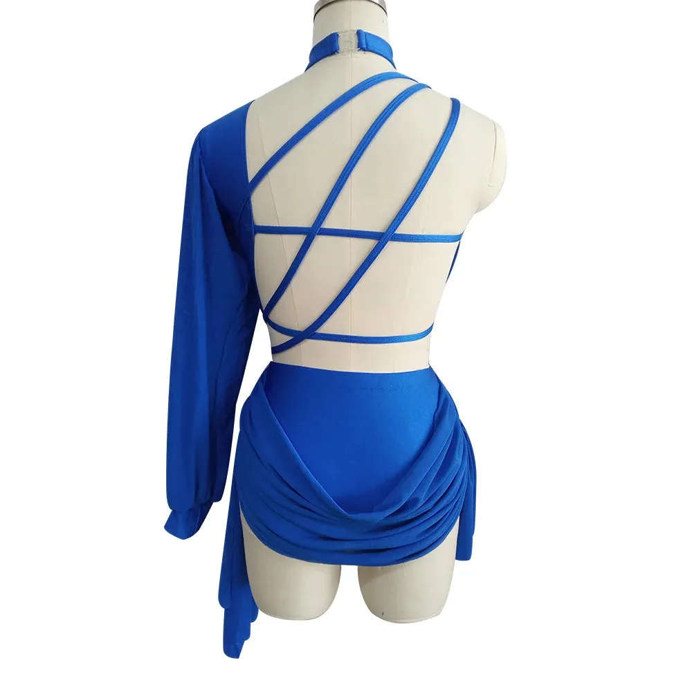 #D636-C  CHILDS Nylon/Lycra Mesh Modern- Contempory Dance Costume-Dance School Troupe or Solo