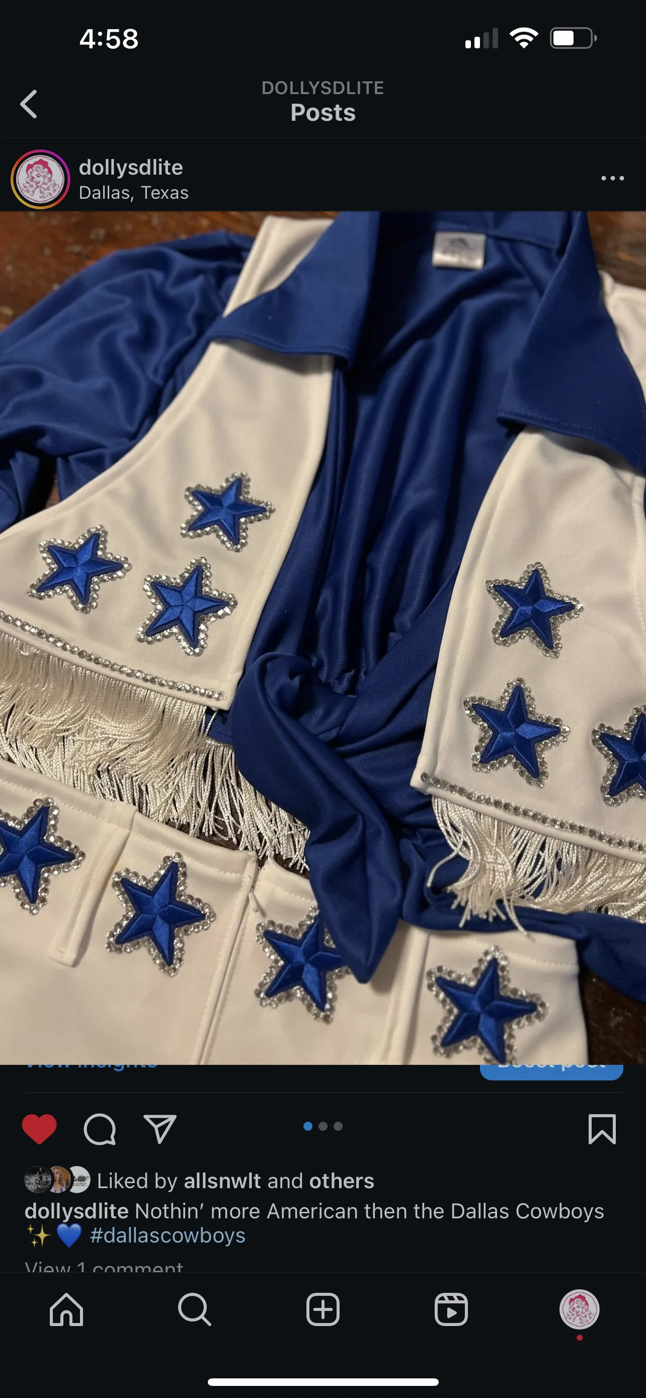 Dallas Cowboys Costume