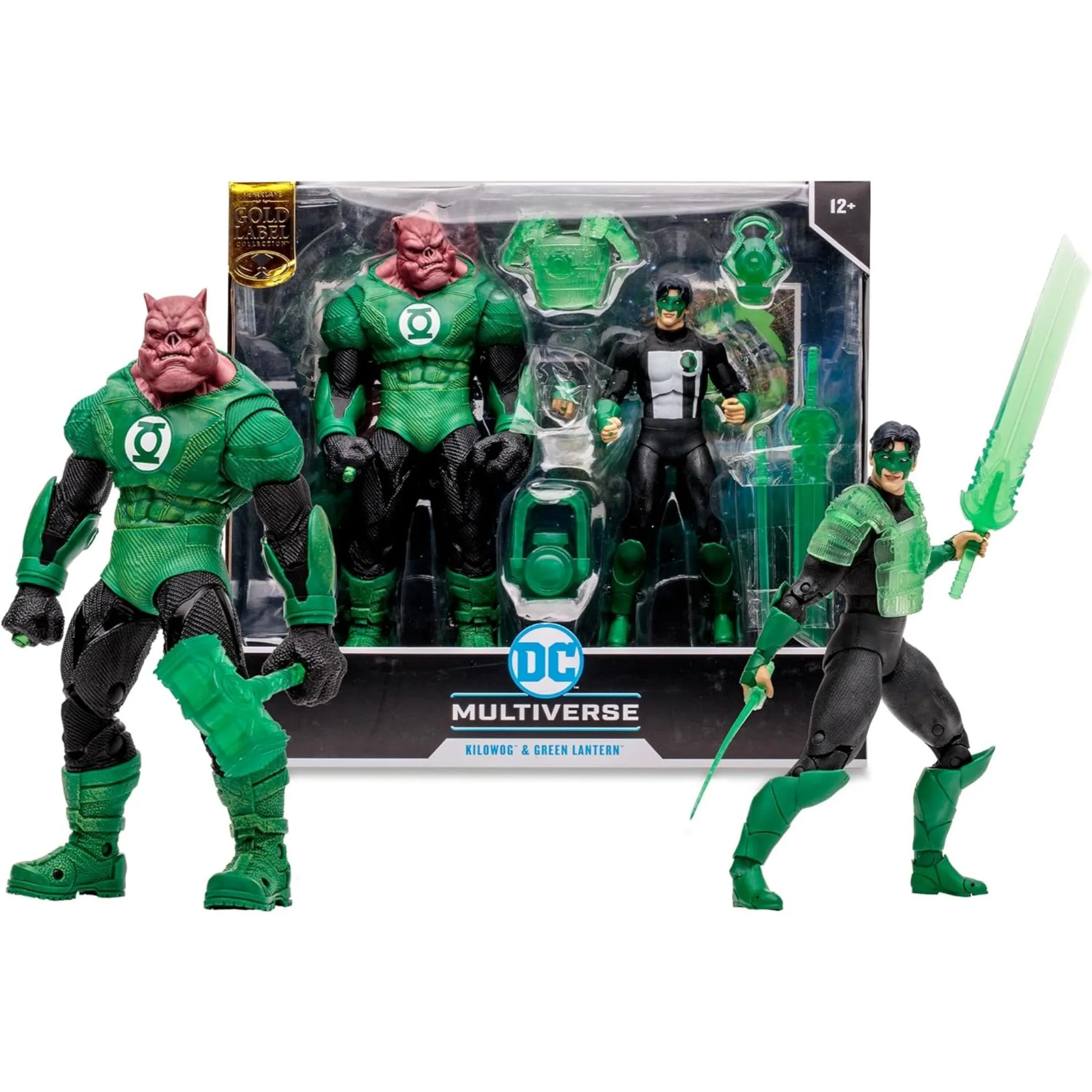 DC Multiverse Exclusive Gold Label Kilowog & Green Lantern 2-Pack