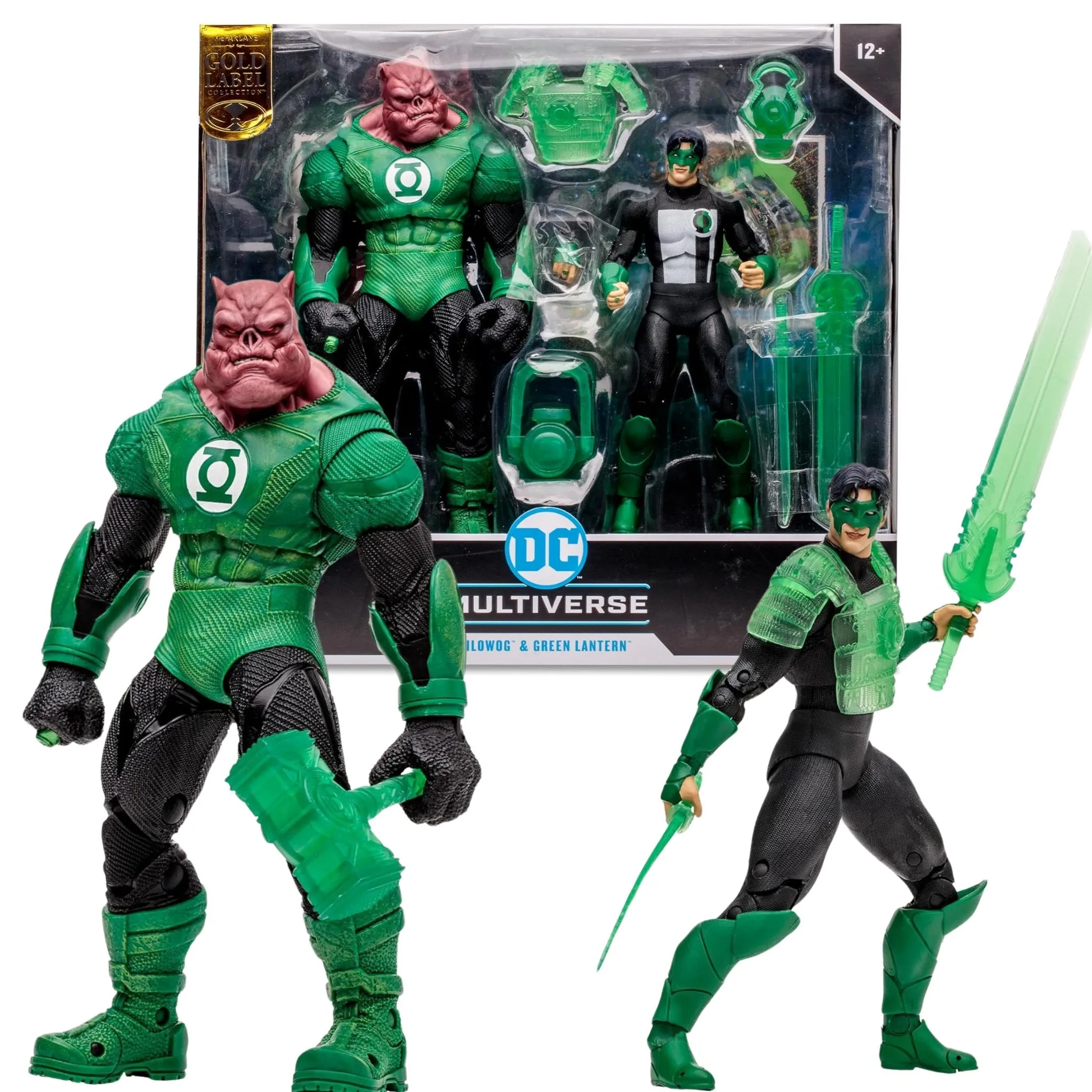 DC Multiverse Exclusive Gold Label Kilowog & Green Lantern 2-Pack