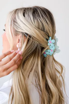 Delicate Nature Floral Claw Hair Clip