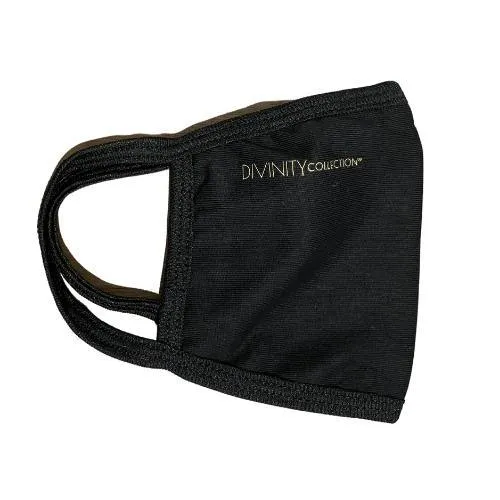 Divinity Cloth Cotton Washable Face Mask - Black