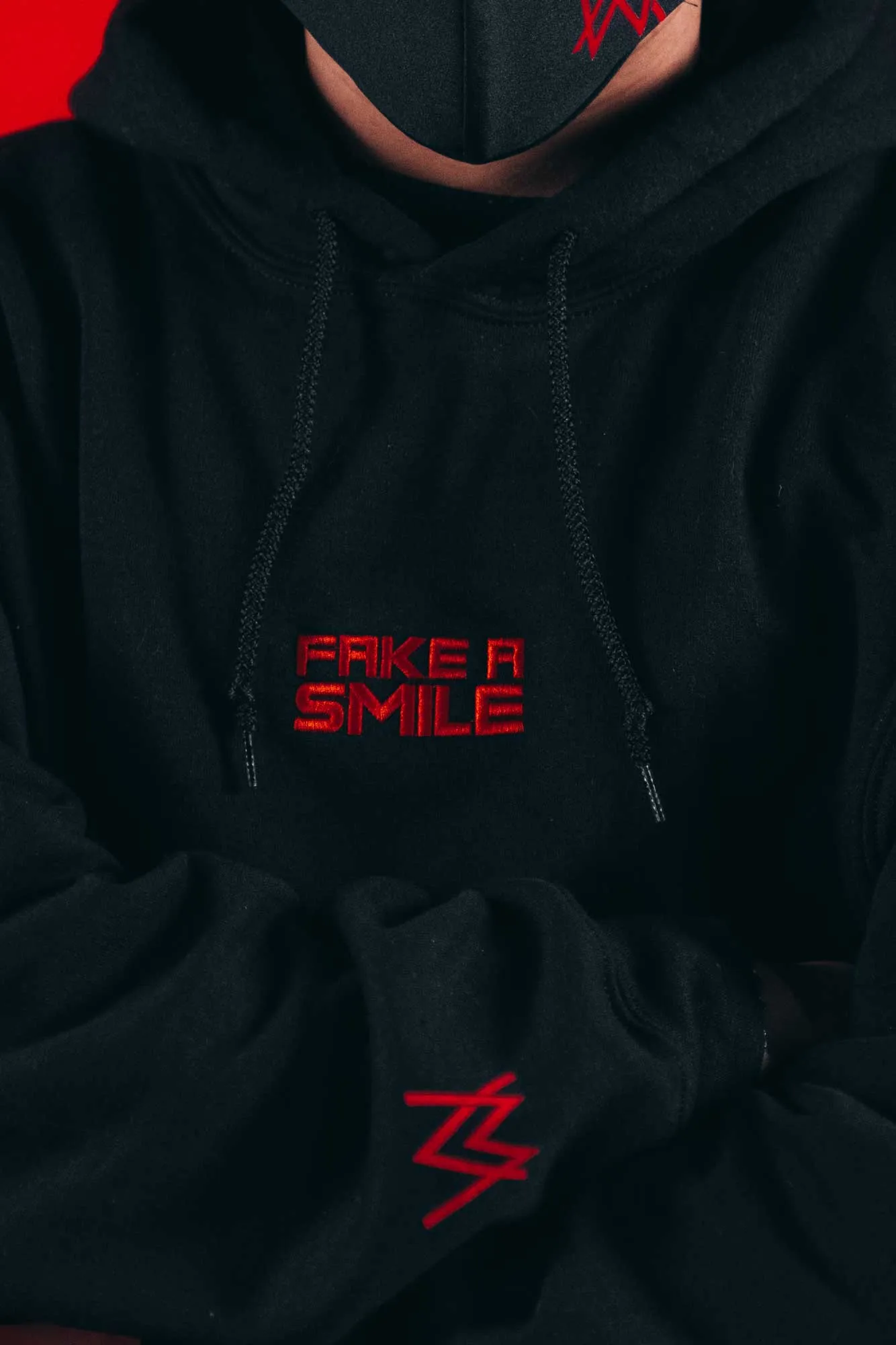 FAKE A SMILE HOODIE