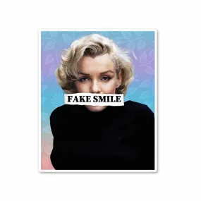 FAKE SMILE Sticker