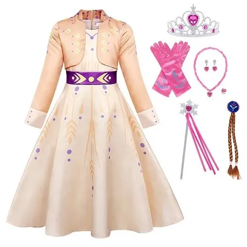 Frozen 2 Princess Anna Cosplay Costume