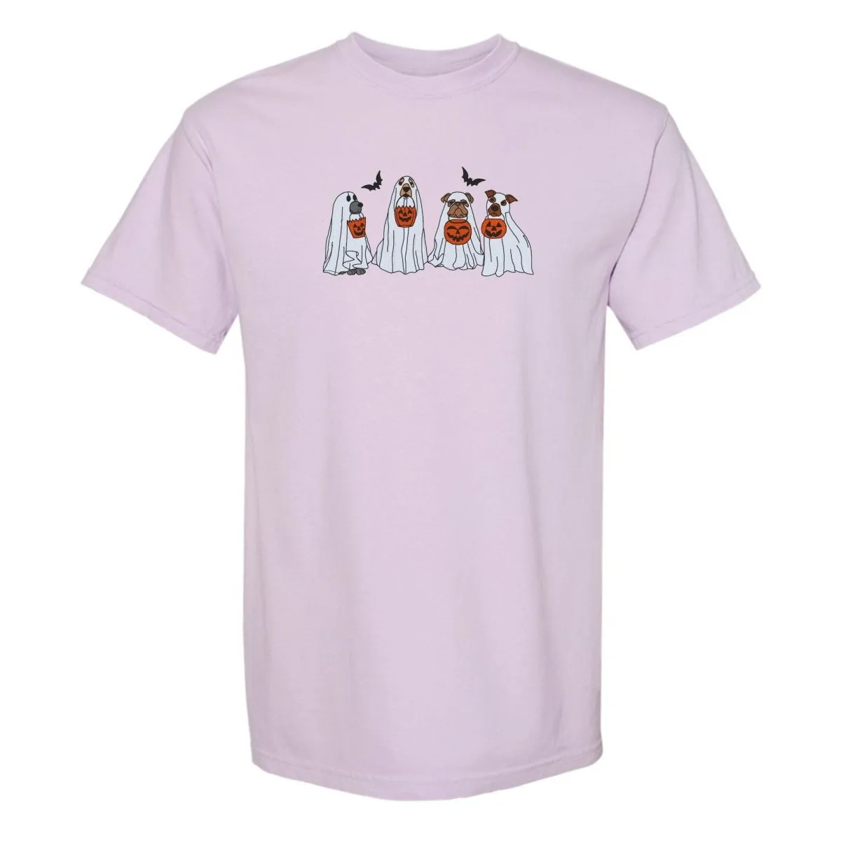 'Ghost Dogs' Embroidered T-Shirt