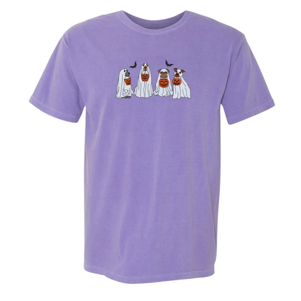 'Ghost Dogs' Embroidered T-Shirt