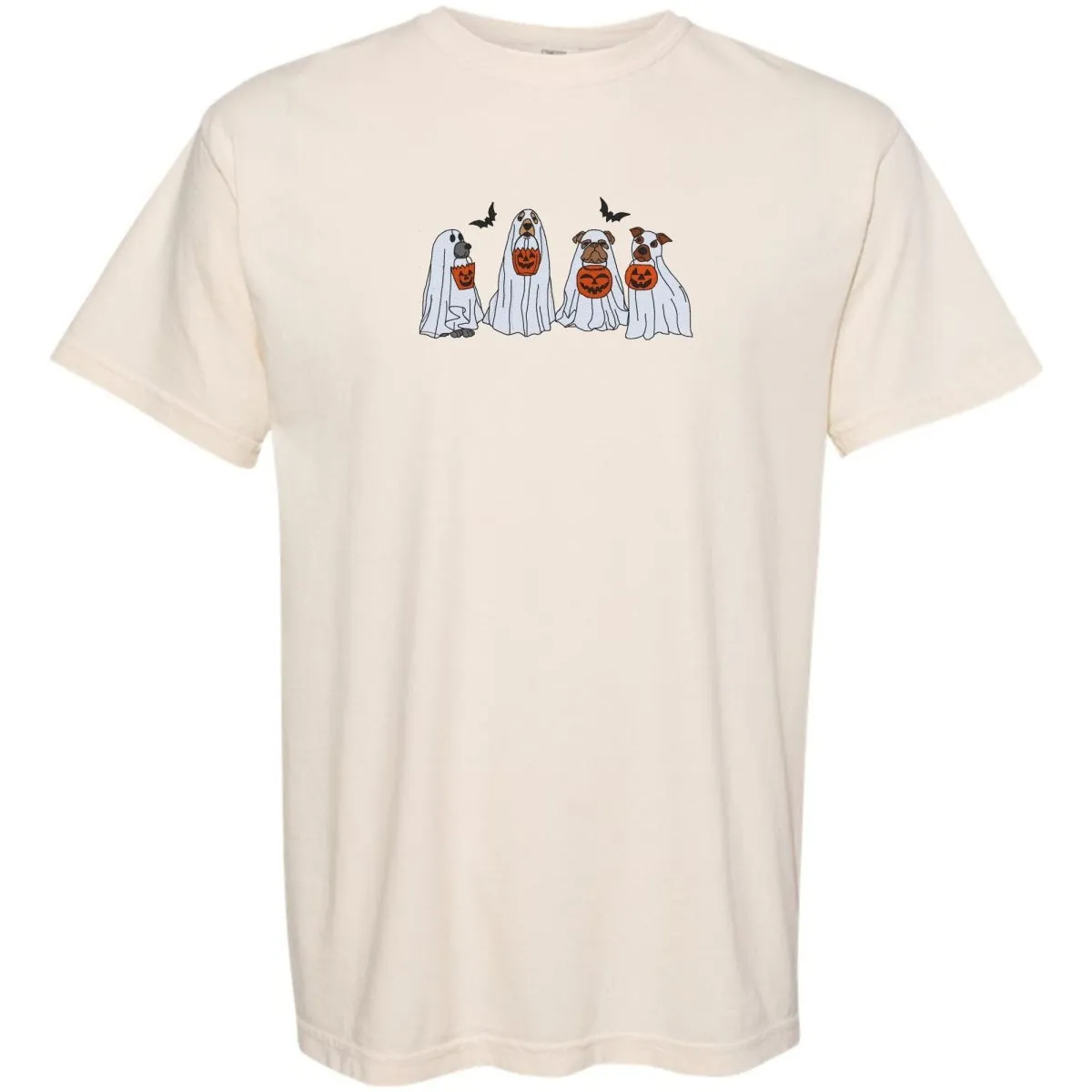 'Ghost Dogs' Embroidered T-Shirt