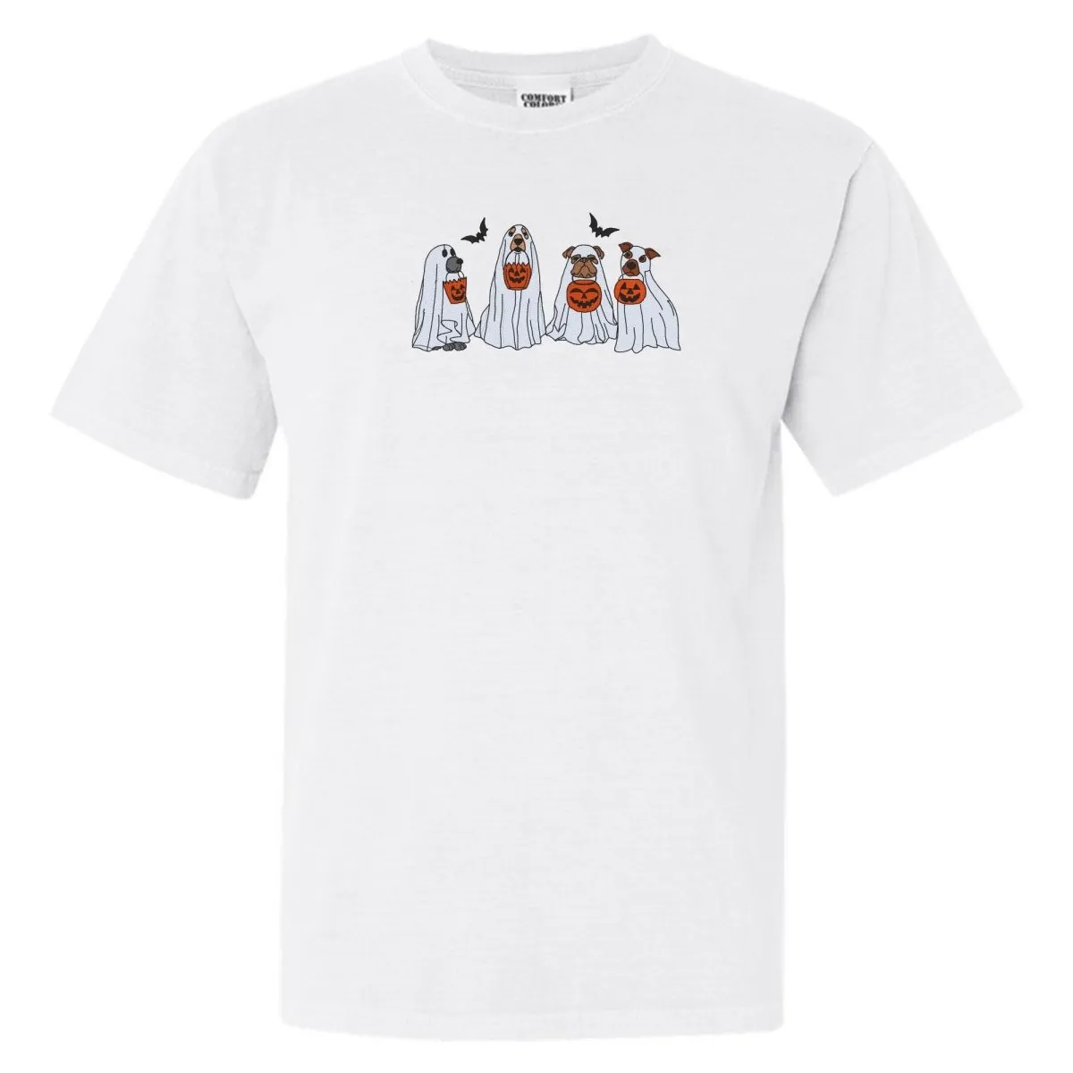 'Ghost Dogs' Embroidered T-Shirt