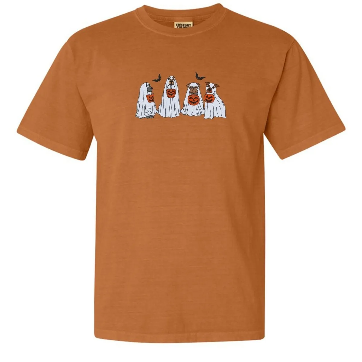 'Ghost Dogs' Embroidered T-Shirt