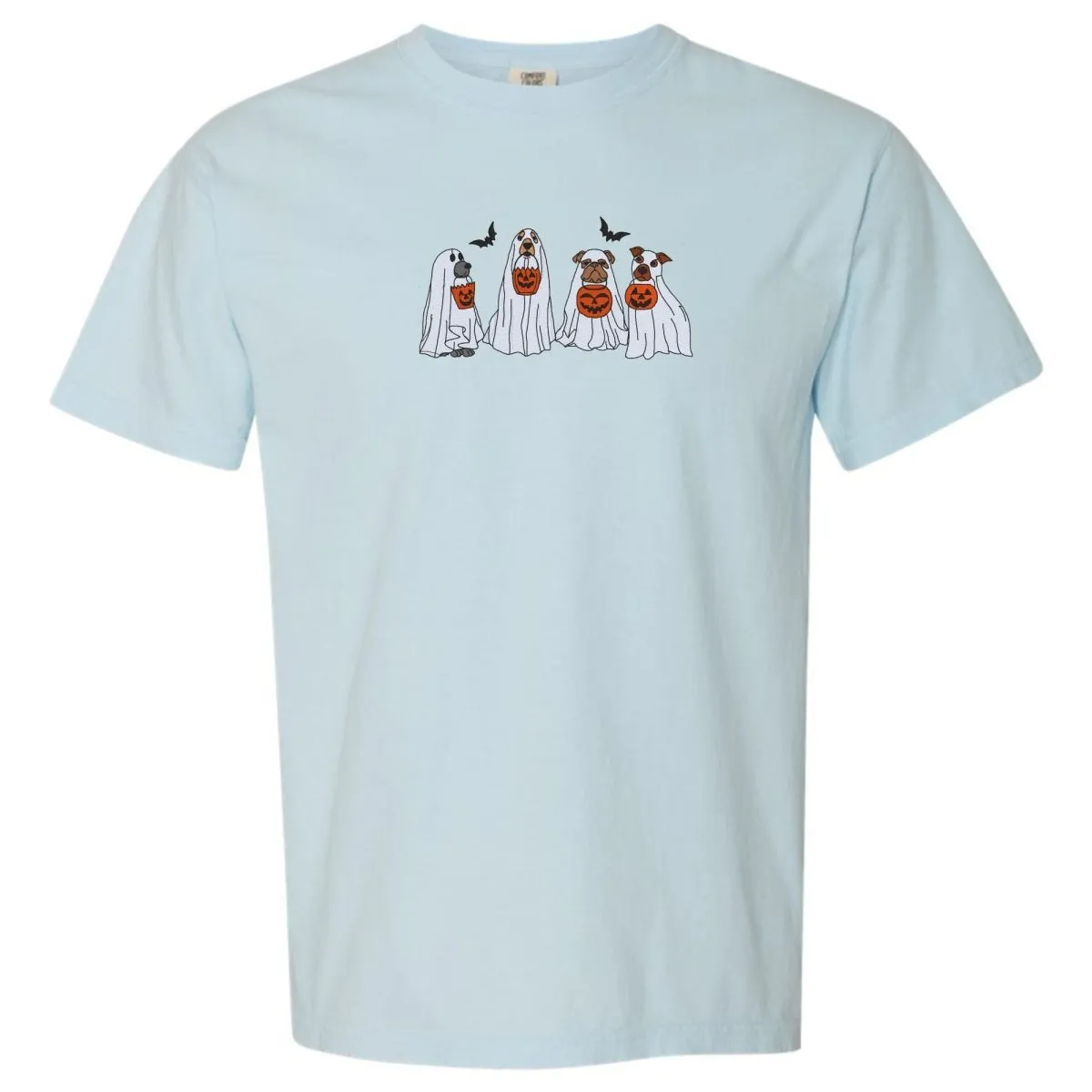 'Ghost Dogs' Embroidered T-Shirt