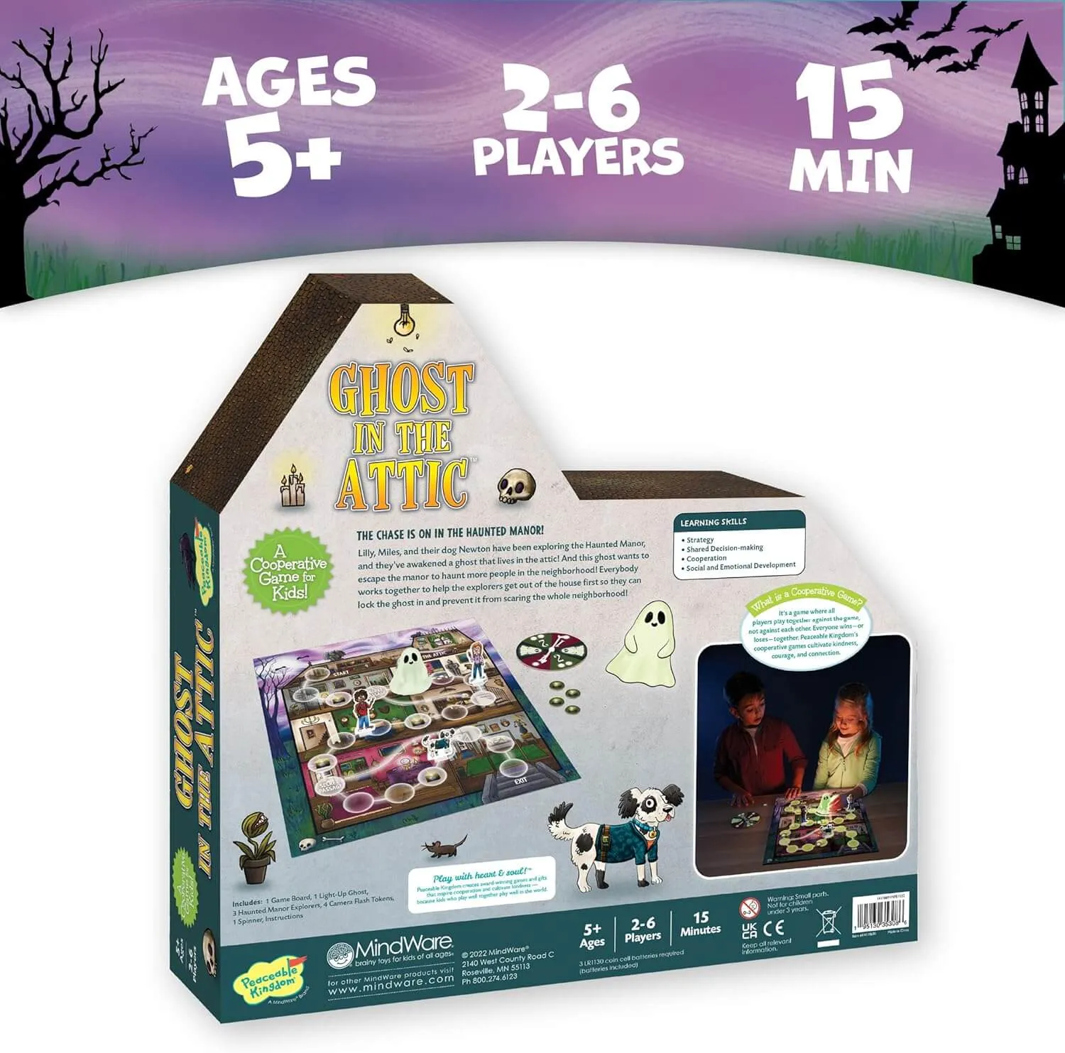 Ghost in The Attic - Cooperative Board Game