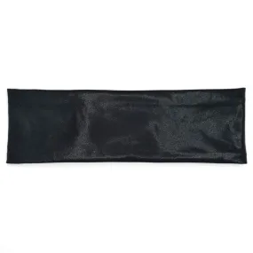 Glitter Black Athletic Headband