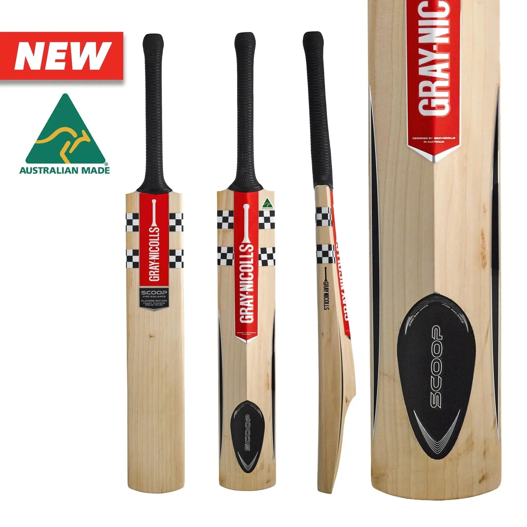 GN-Scoop Pro Balance Players Edition Bat (Natural)