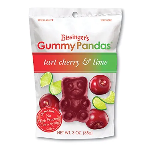 Gummy Pandas, Tart Cherry Lime, 3 Ounce Bag, 12 Pack ...