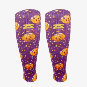 Halloween Candy Compression Leg Sleeves