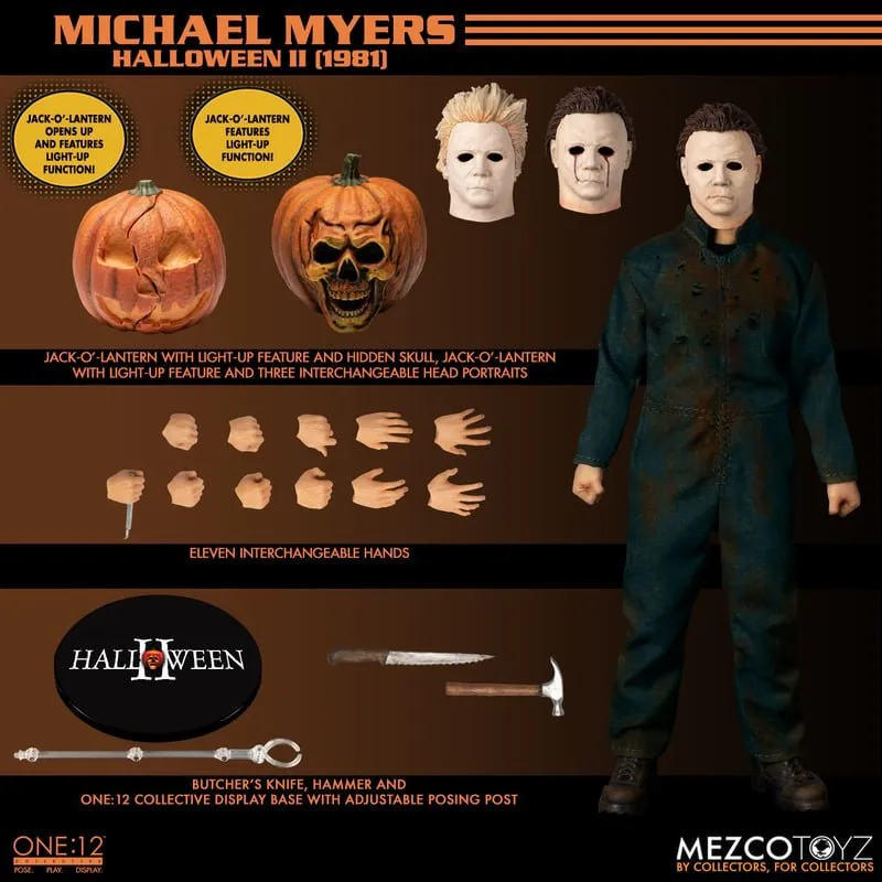 Halloween II (1981): Michael Myers Mezco One:12 Collective Action Figure