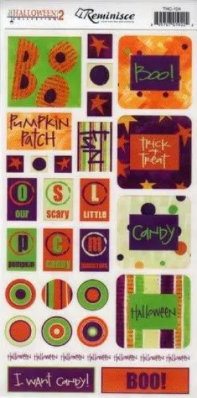 Halloween Scrapbooking Stickers