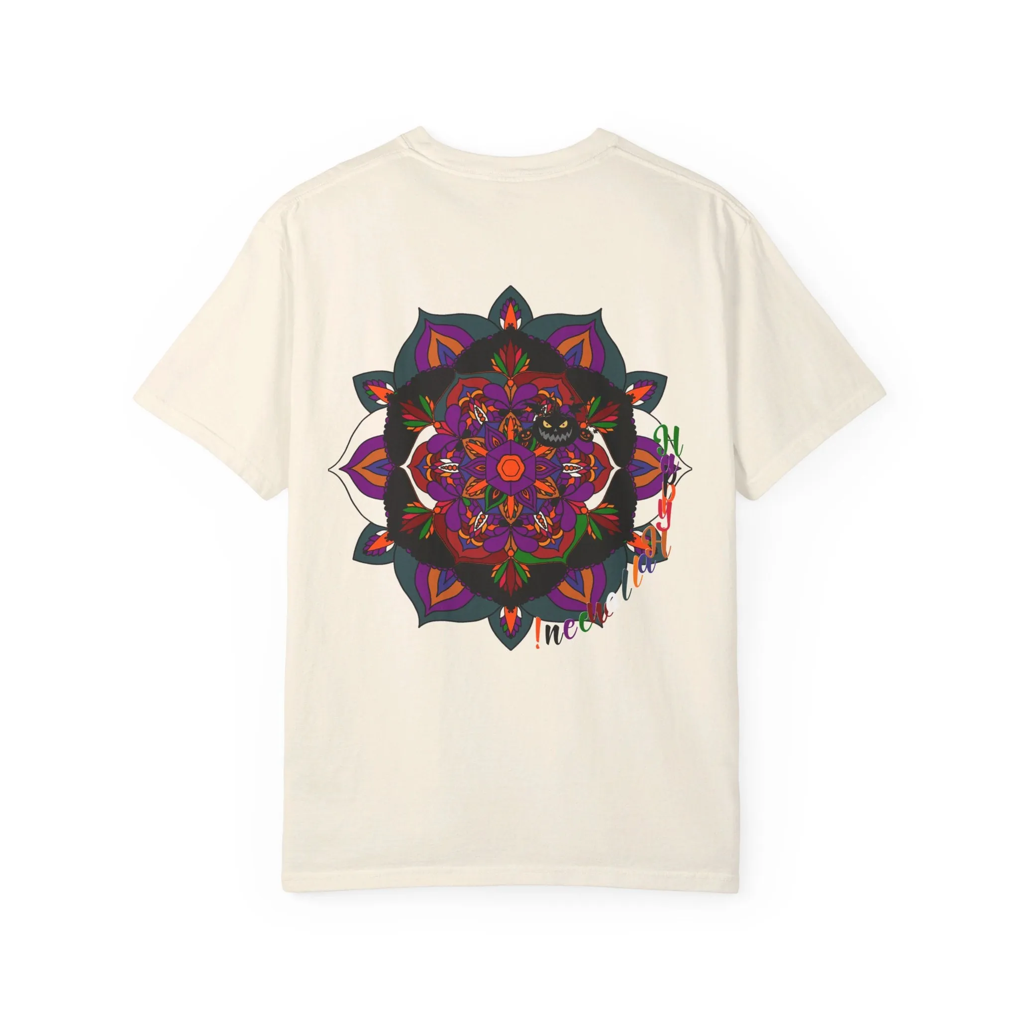 Handmade Mandala Design Halloween T-shirt - Unisex