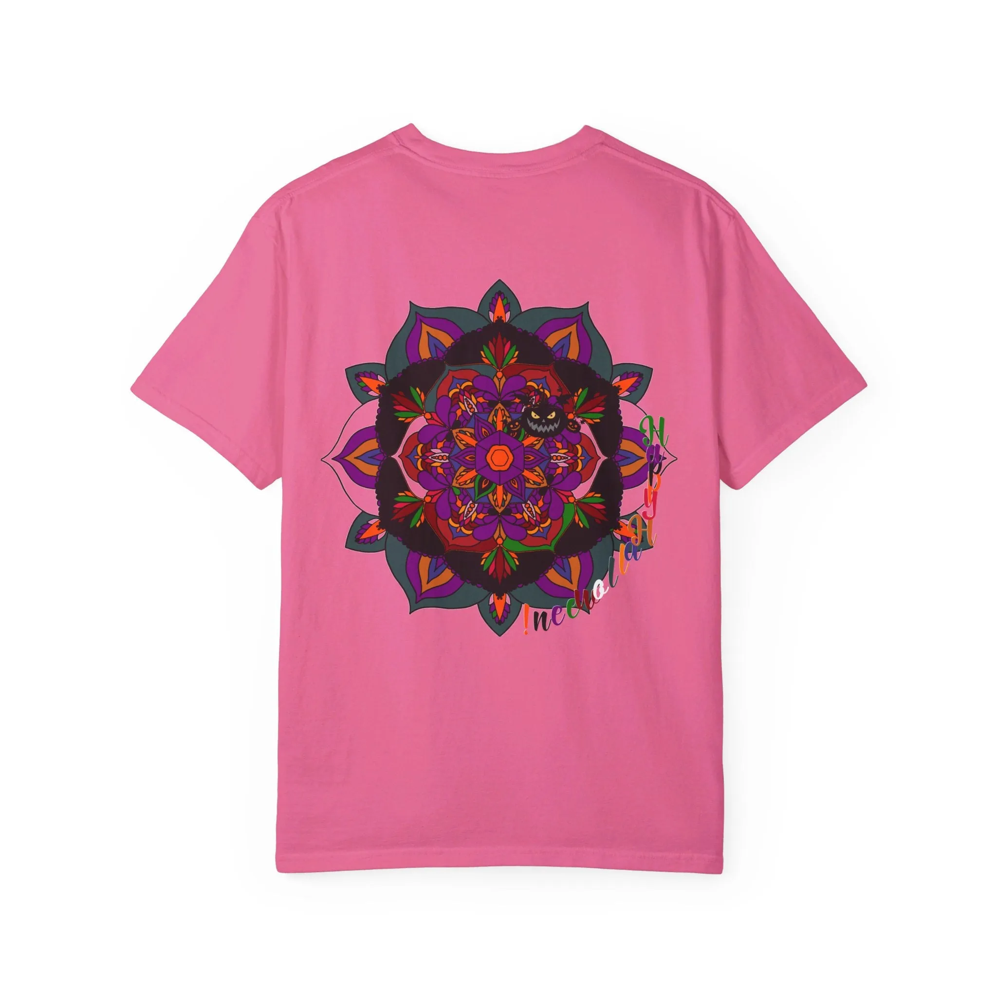 Handmade Mandala Design Halloween T-shirt - Unisex