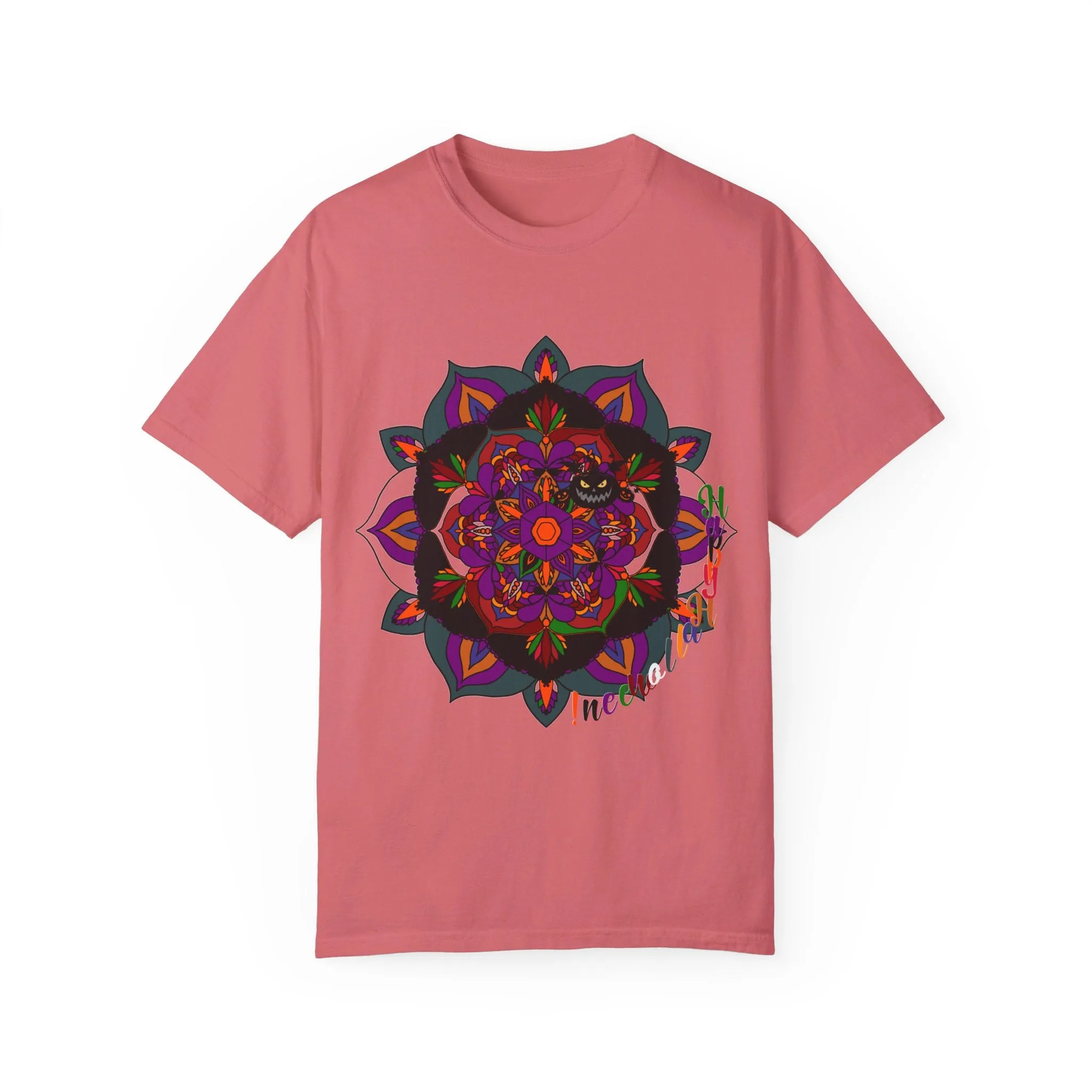 Handmade Mandala Design Halloween T-shirt - Unisex