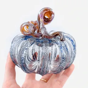 Happily Ever After Glass Pumpkin - Squat