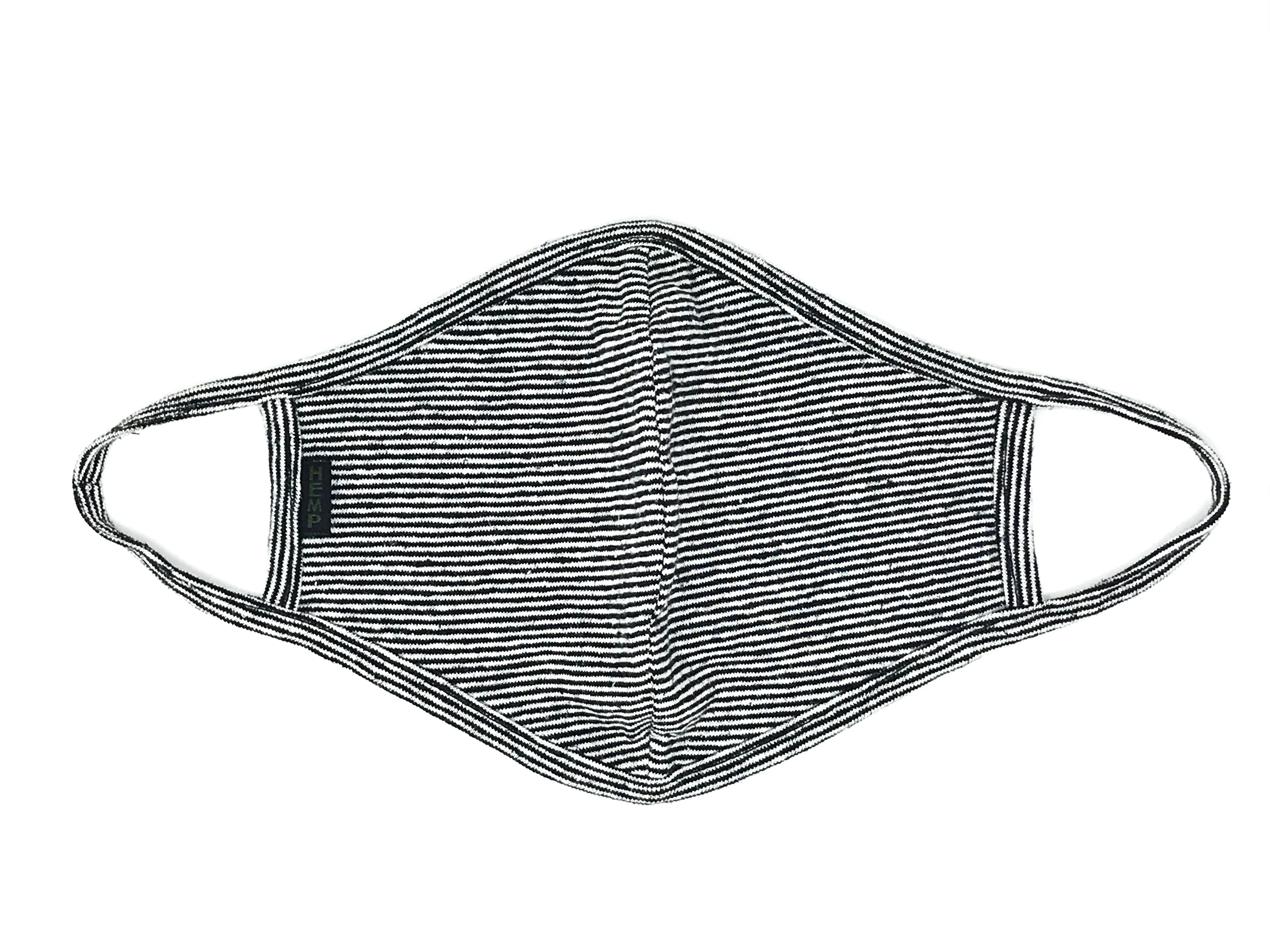 HEMP MICRO STRIPE FACE MASK