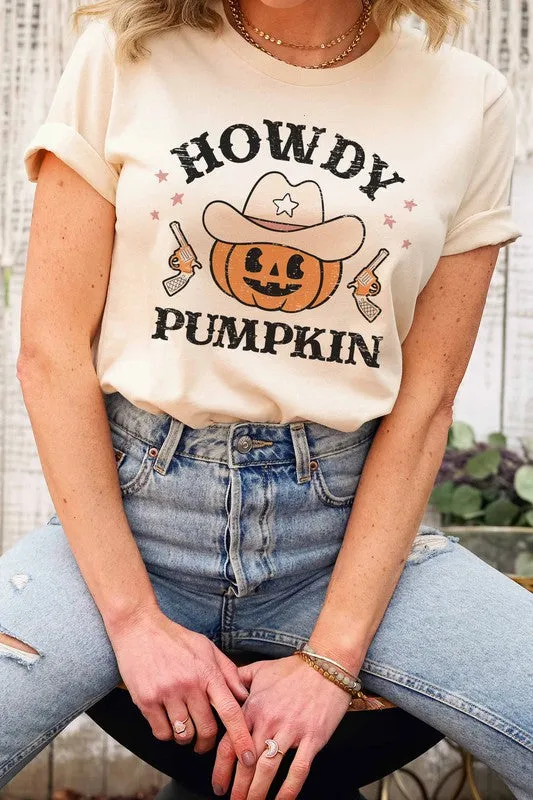 HOWDY PUMPKIN GRAPHIC TEE