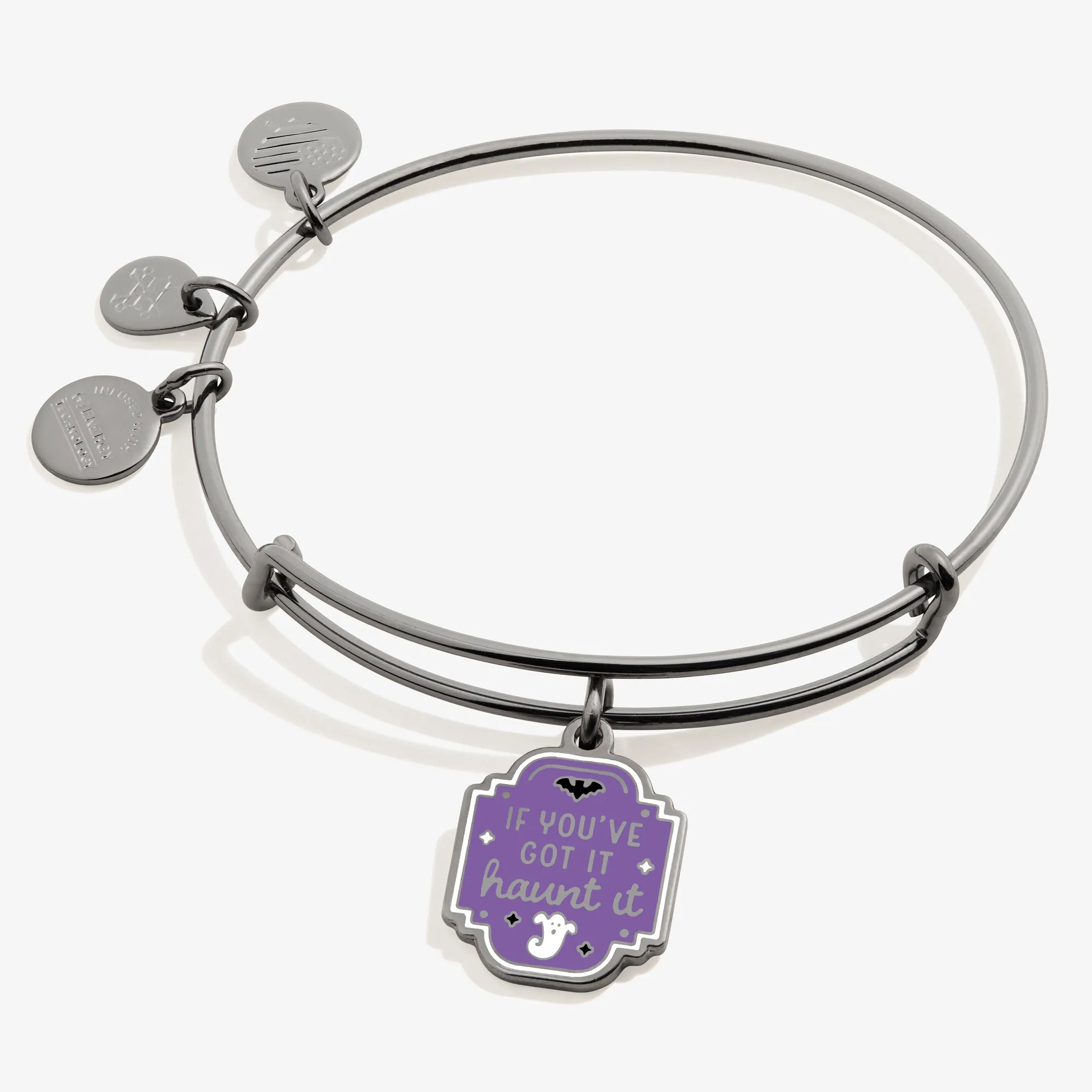 'If You've Got It Haunt It' Charm Bangle Bracelet