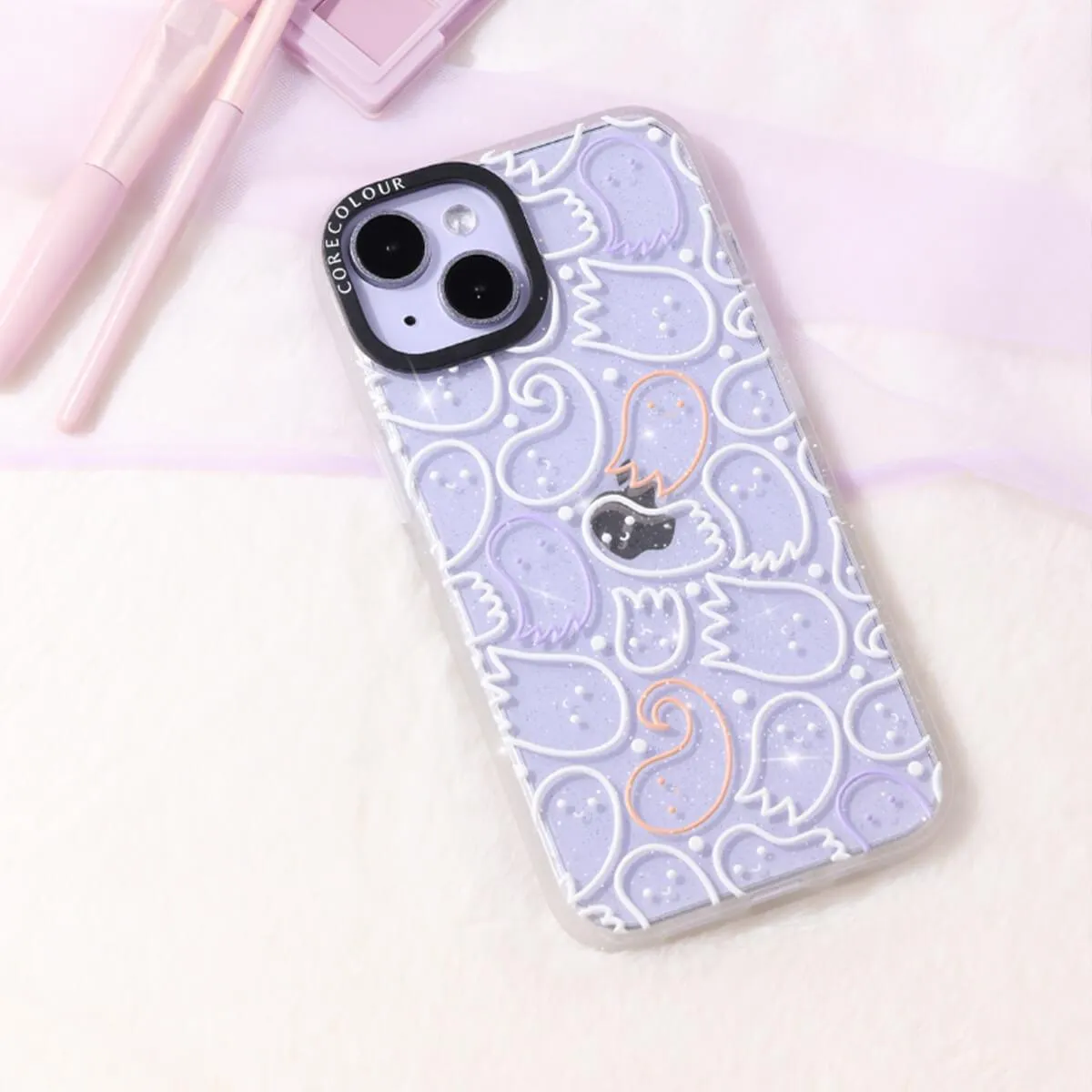 iPhone 12 Ghost Squad Glitter Phone Case