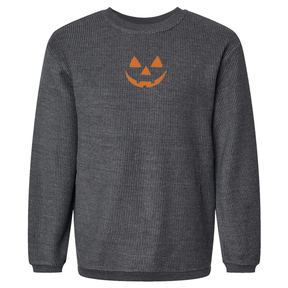 Jack-O'-Lantern Corded Crewneck