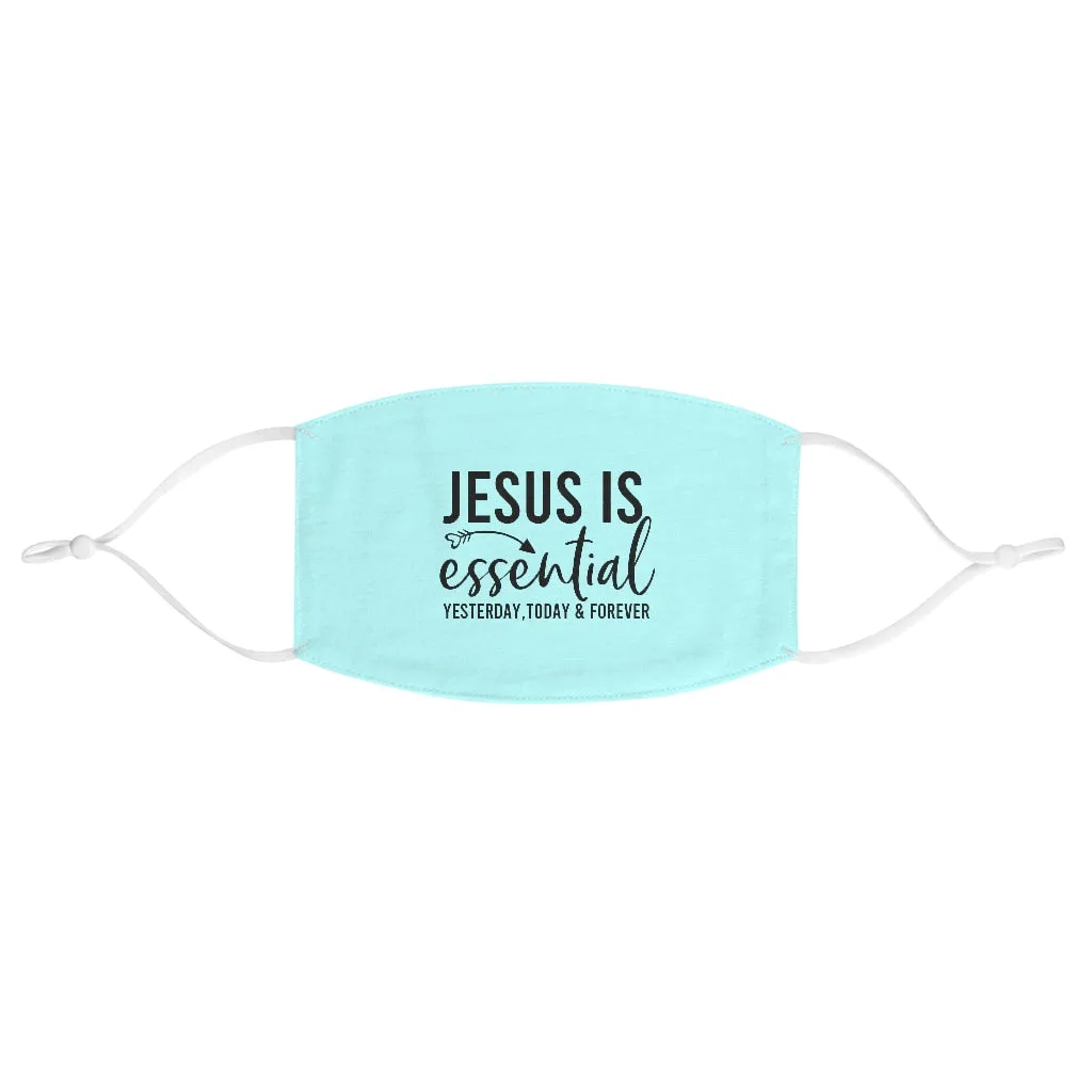 Jesus is Essential Face Mask - Cyan