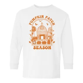 Kids Monogrammed 'Pumpkin Patch Season' Long Sleeve T-Shirt