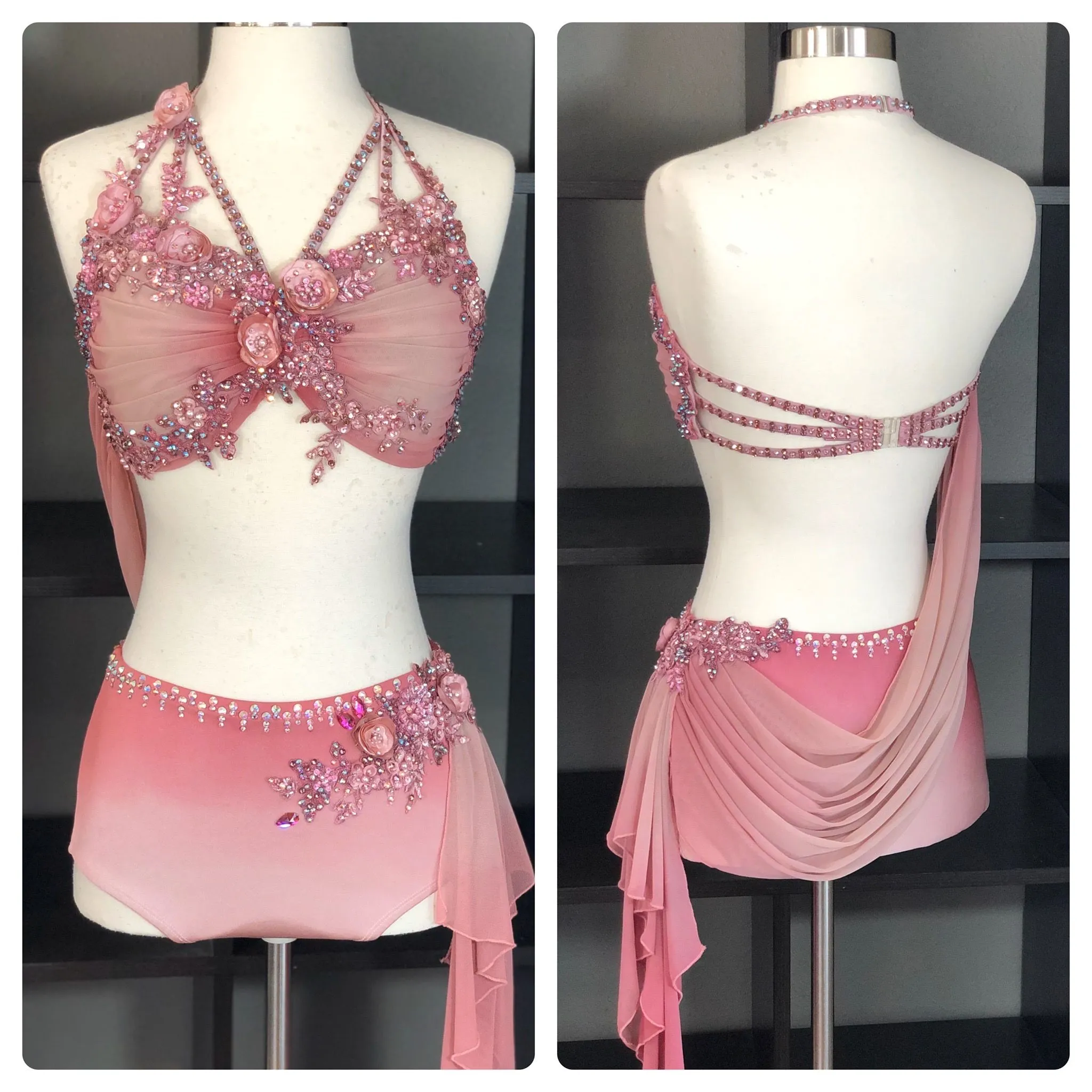 #L355 New Design Pink Lyrical Dancing Dress for Performance