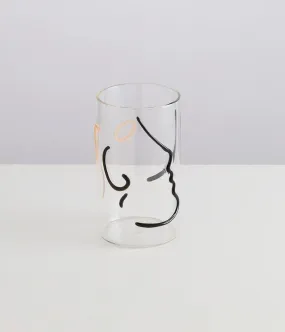 LA DANSE VASE- CLEAR/ BLACK/BEIGE