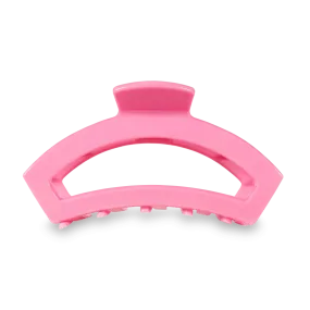 LARGE OPEN PINK TELETIES HAIR CLIP