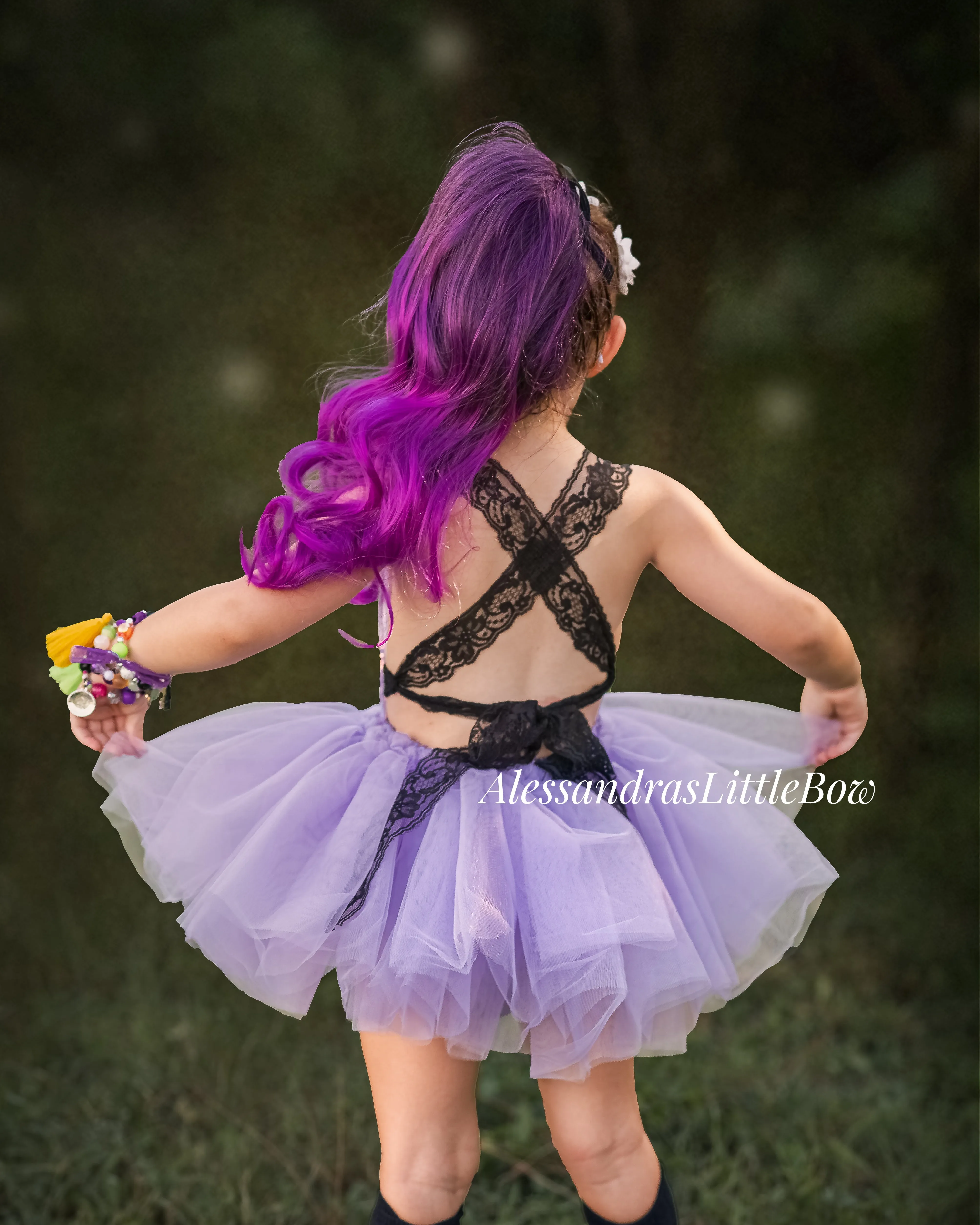 Lavender Pumpkin Tutu Romper