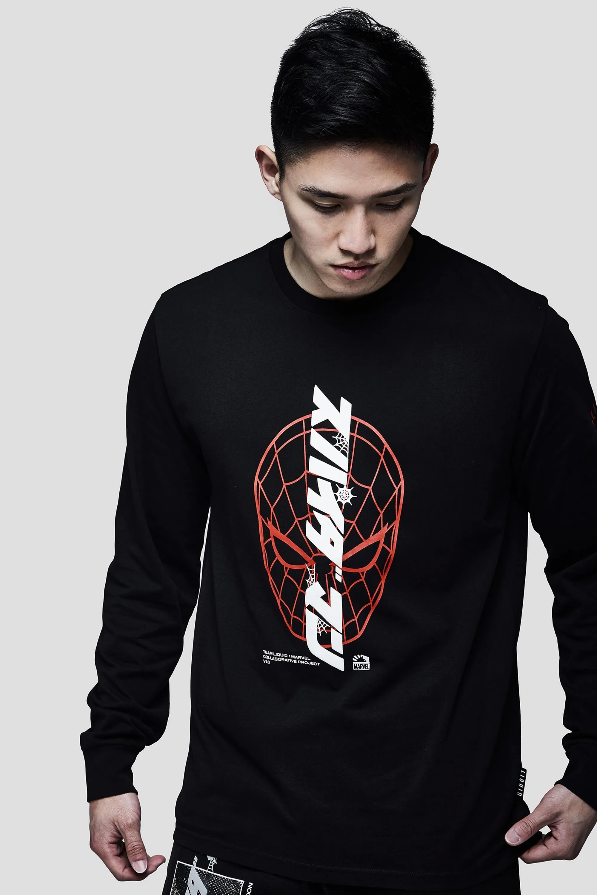 LIQUID x MARVEL SPIDER-MAN TECH LONG SLEEVE TEE