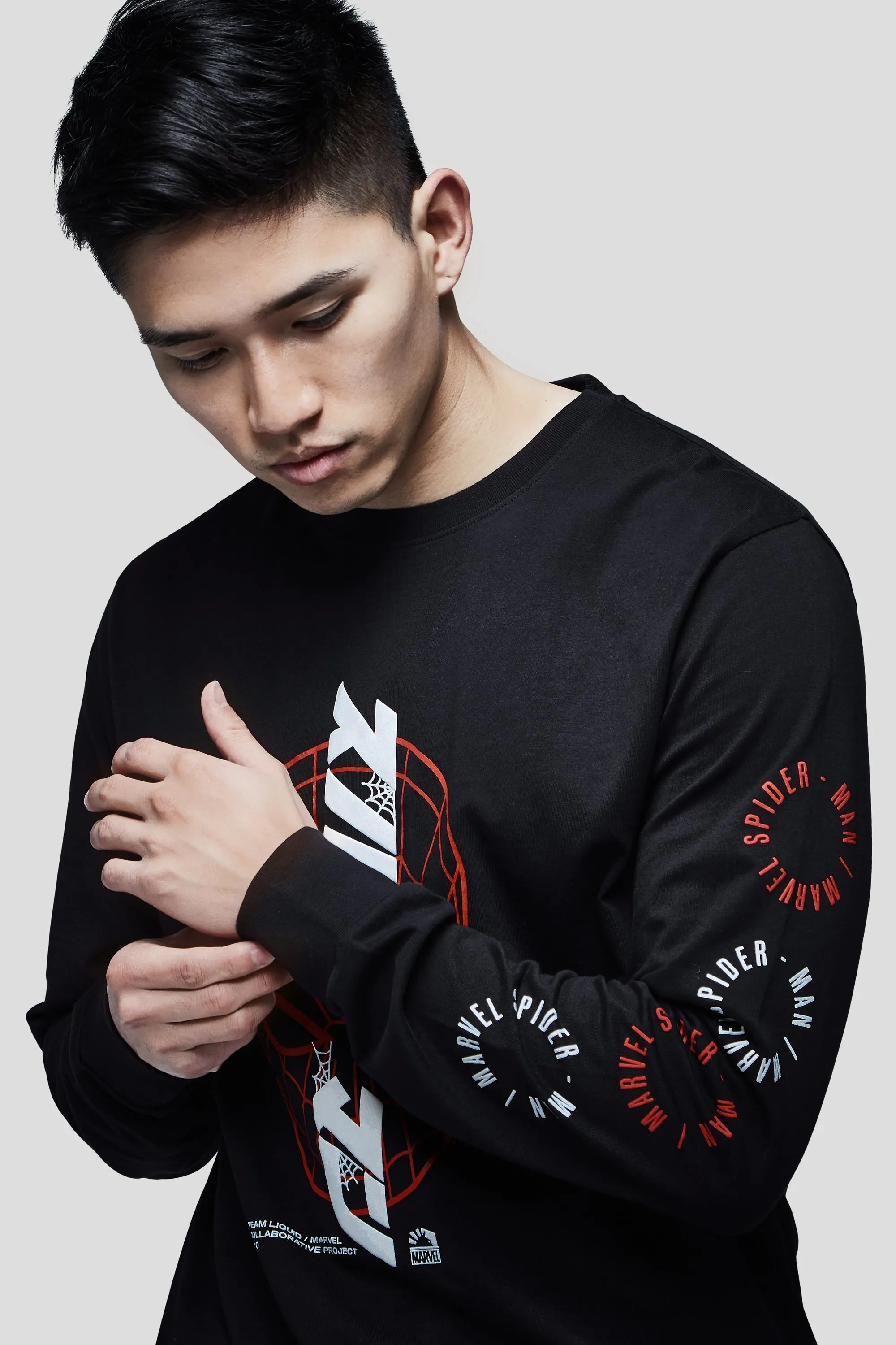 LIQUID x MARVEL SPIDER-MAN TECH LONG SLEEVE TEE