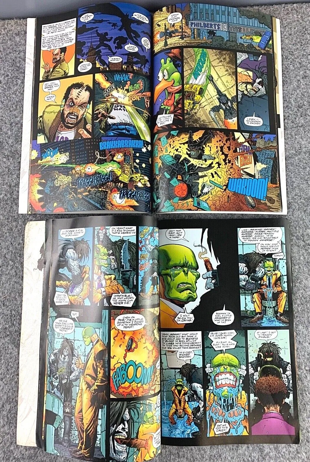 Lobo vs The Mask by DC Comics 1997 Vintage Set of 2 Rare Novels