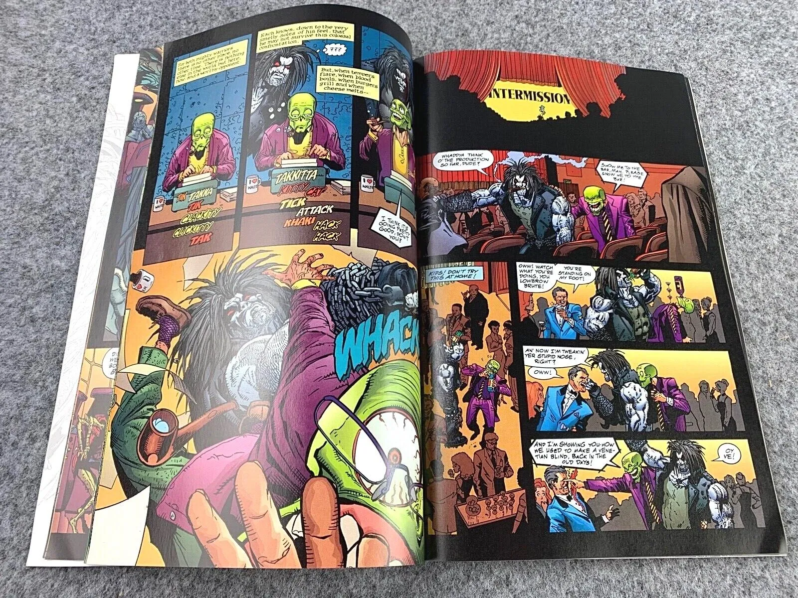 Lobo vs The Mask by DC Comics 1997 Vintage Set of 2 Rare Novels