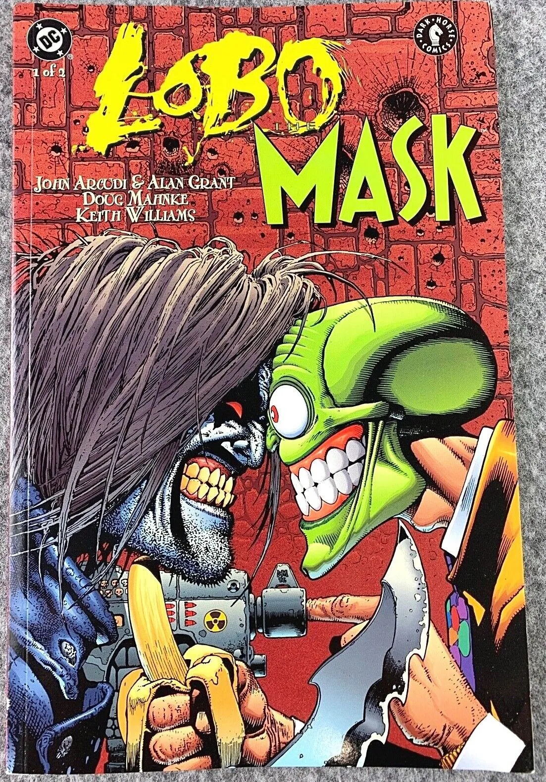 Lobo vs The Mask by DC Comics 1997 Vintage Set of 2 Rare Novels