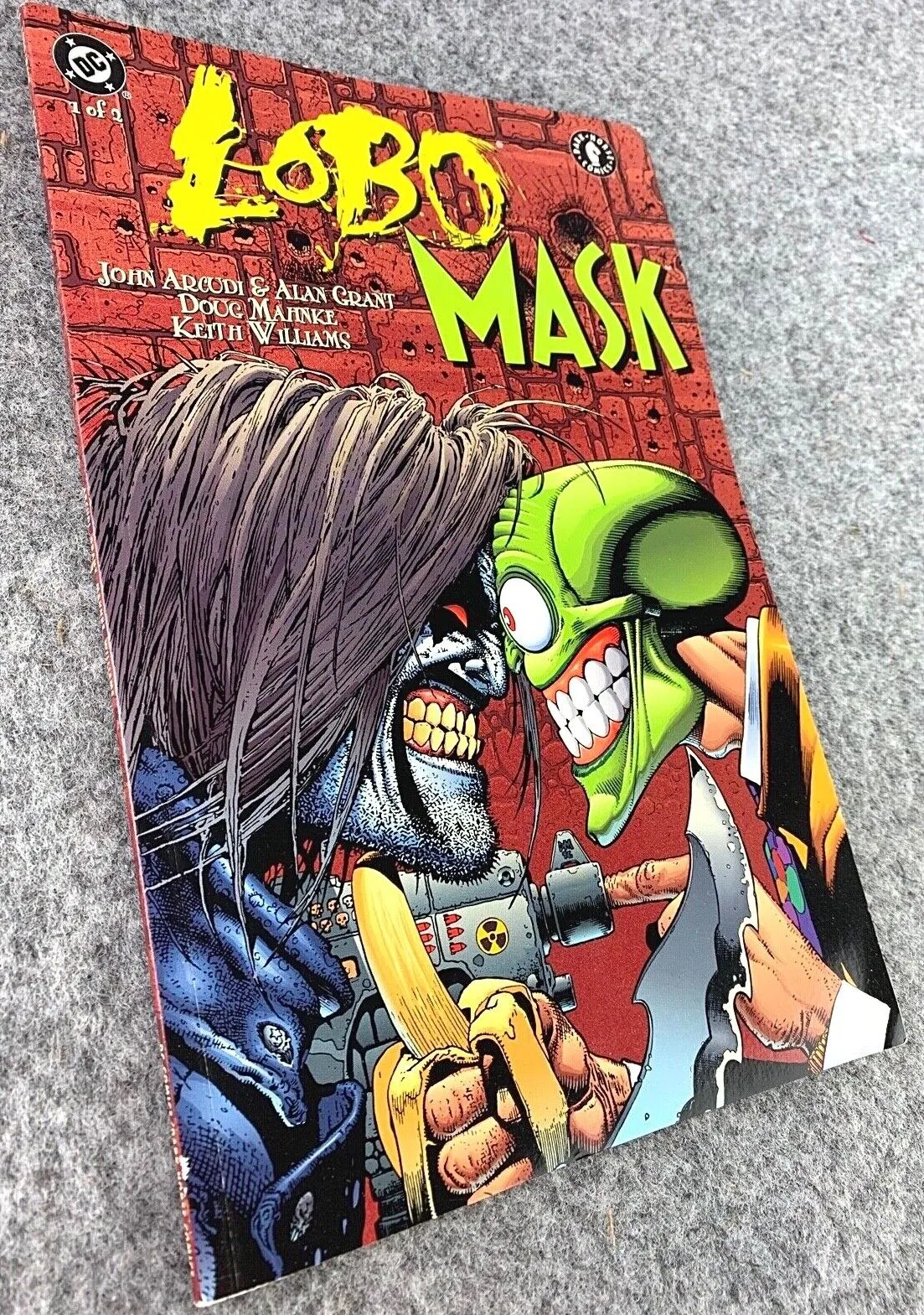 Lobo vs The Mask by DC Comics 1997 Vintage Set of 2 Rare Novels