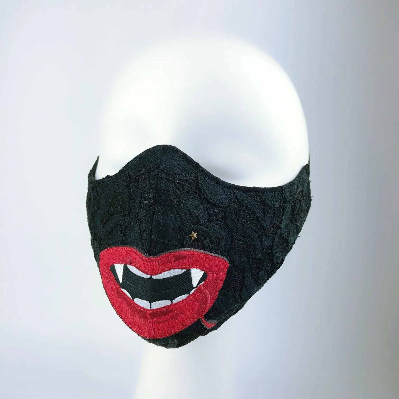 Mask 4 protect Twilight Vampire lips & Fangs Face Mask