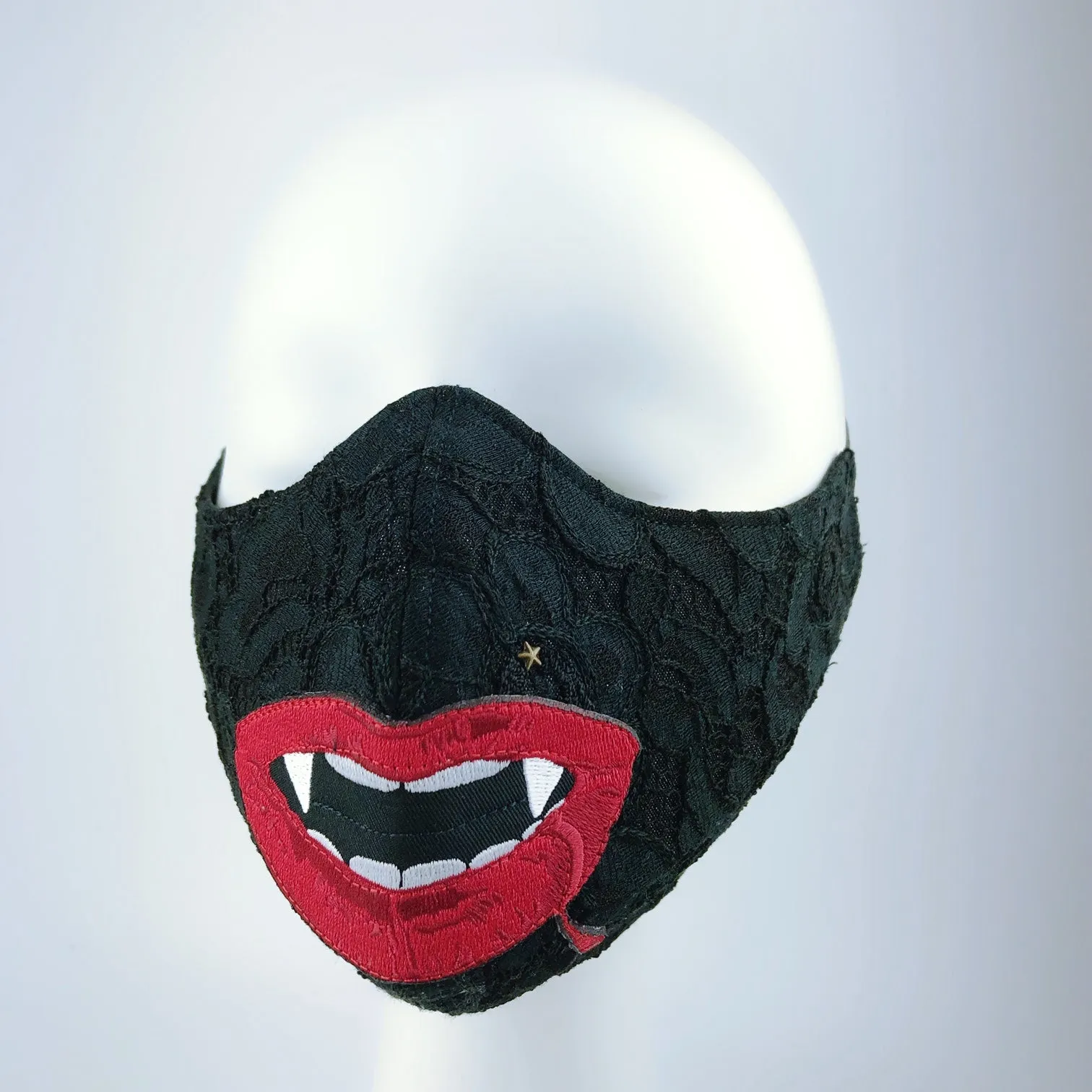 Mask 4 protect Twilight Vampire lips & Fangs Face Mask