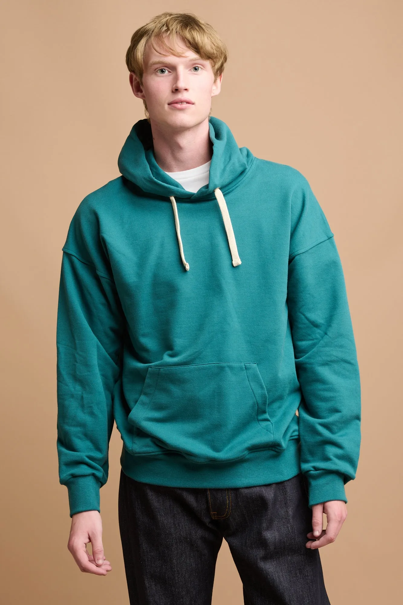 Men's Hooded Sweatshirt - Teal