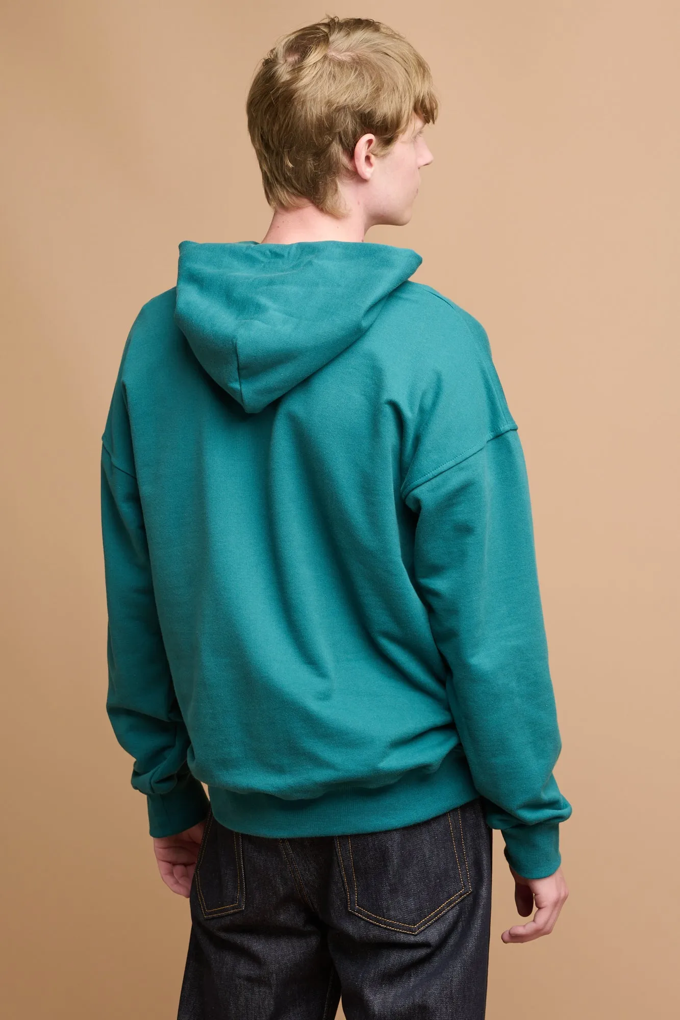 Men's Hooded Sweatshirt - Teal